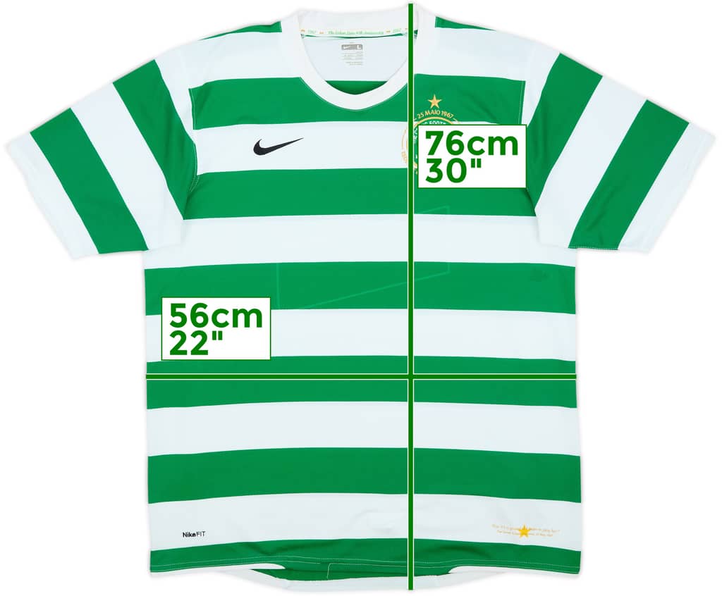 2007-08 Celtic Home Shirt - 4/10 - (L)