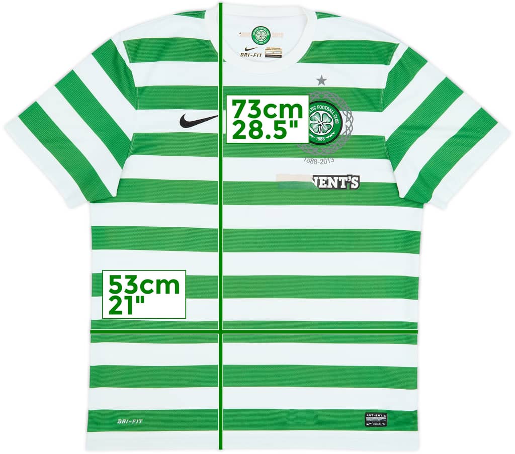 2012-13 Celtic '125th Anniversary' Home Shirt - 4/10 - (L)