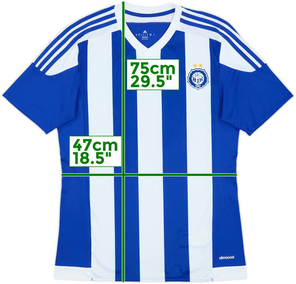 2016-18 HJK Helsinki Home Shirt - 9/10 - (M)