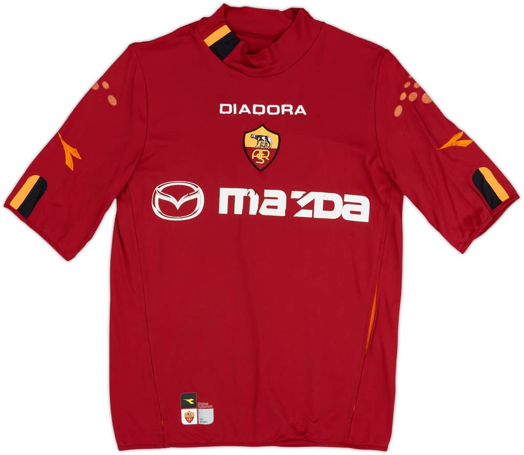 2003-04 Roma Home Shirt - 4/10 - (S)