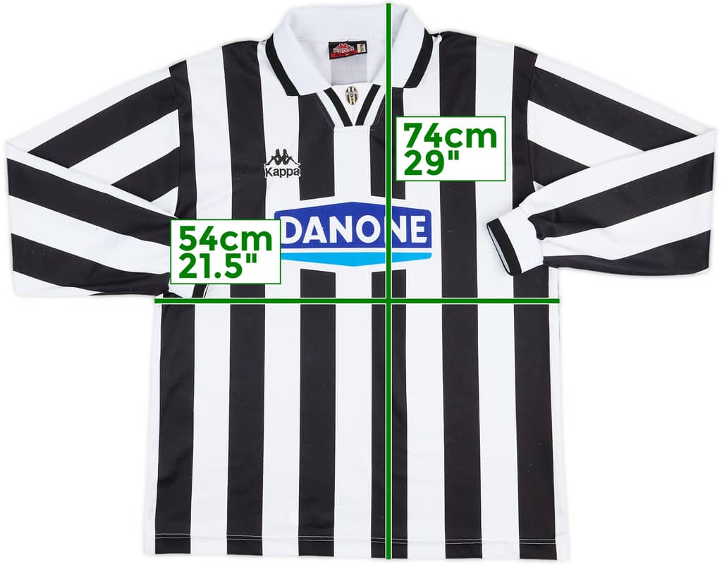 1994-95 Juventus Home L/S Shirt - 7/10 - (L)