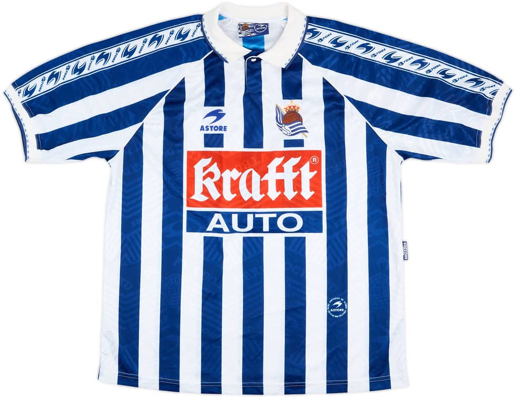 1996-98 Real Sociedad Home Shirt - 7/10 - (XL)