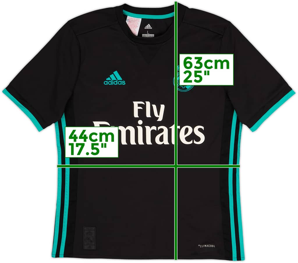 2017-18 Real Madrid Away Shirt - 8/10 - (L.Boys)