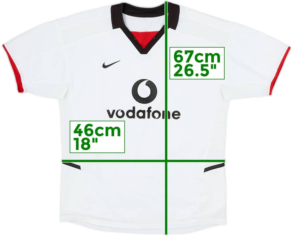 2002-03 Manchester United Away Shirt - 5/10 - (L.Boys)