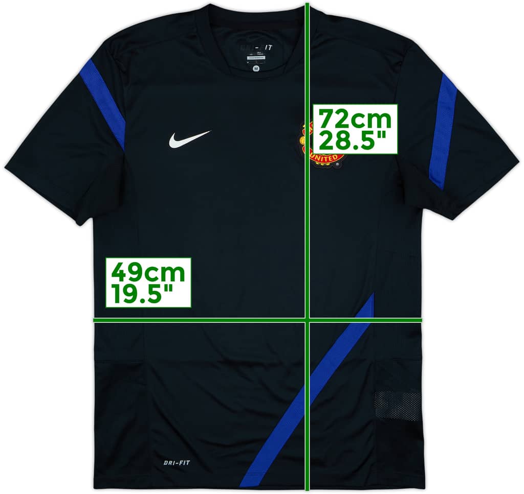 2012-13 Manchester United Nike Training Shirt - 9/10 - (M)