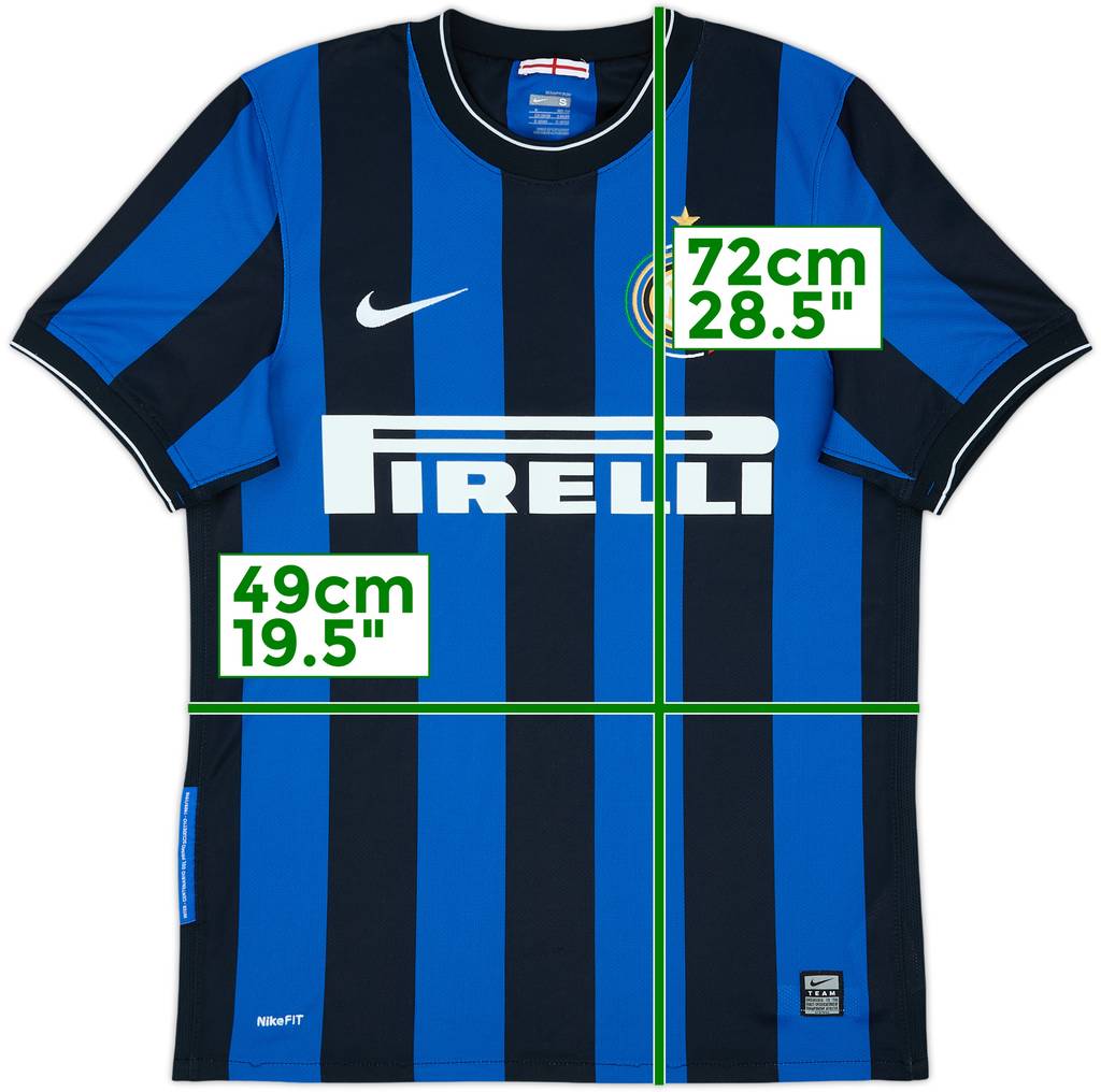 2009-10 Inter Milan Home Shirt - 9/10 - (S)