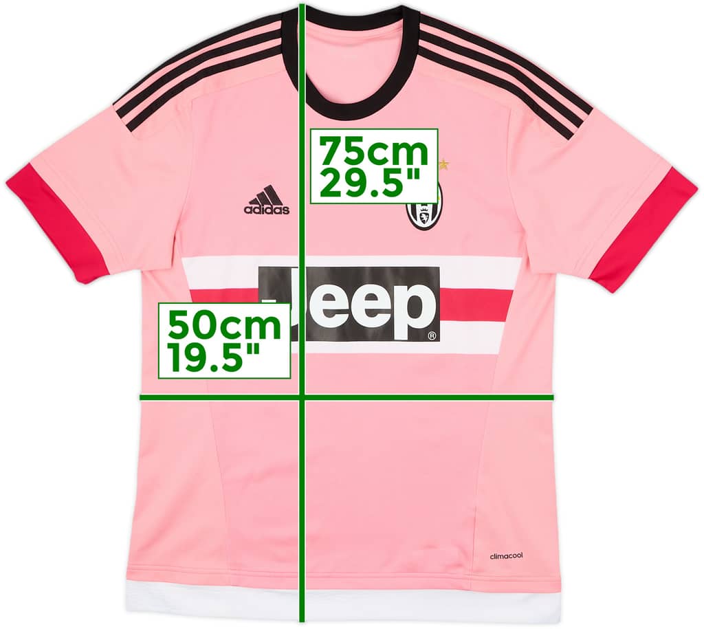 2015-16 Juventus Camiseta Visitante - 10/10 - (M)