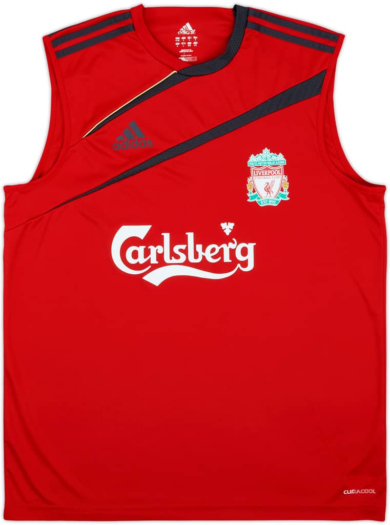2009-10 Liverpool adidas Training Vest - 8/10 - (L)