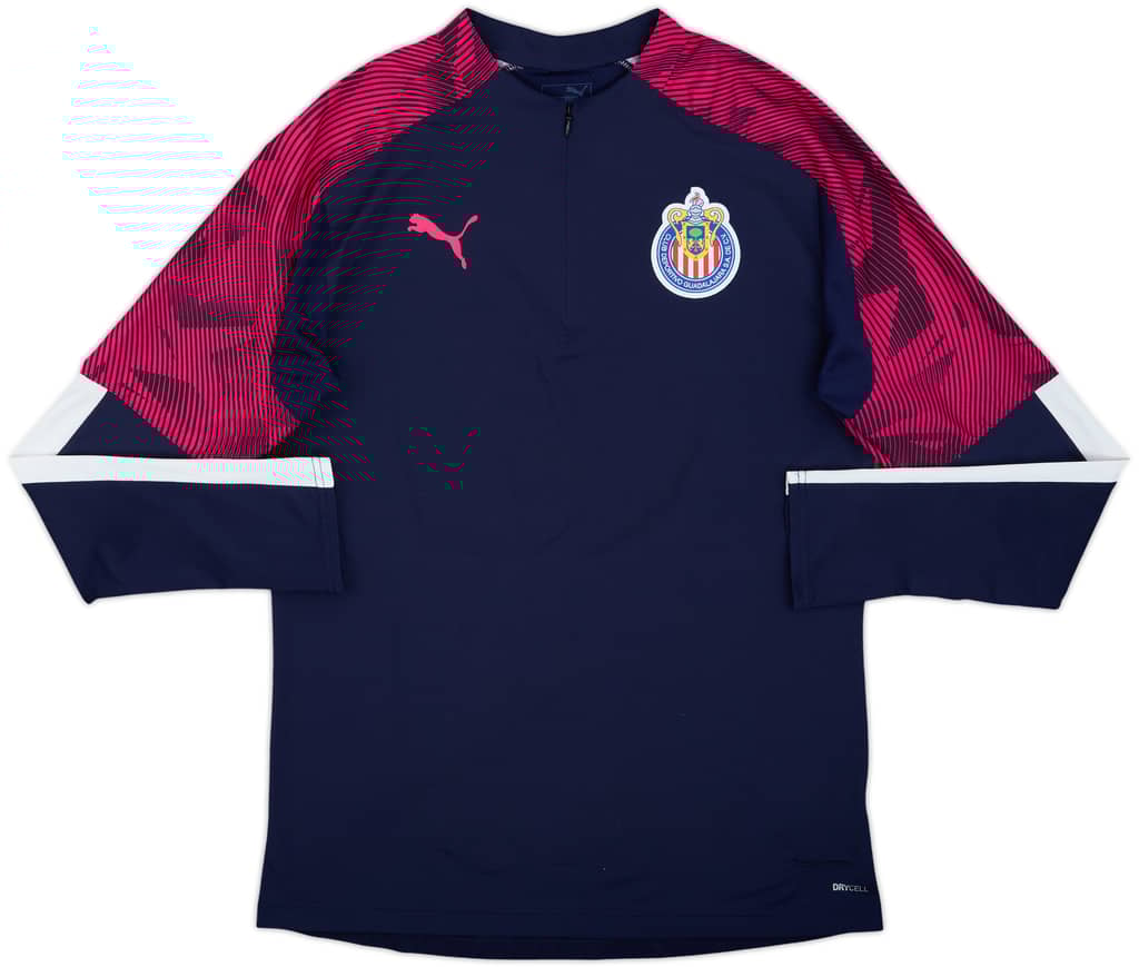 2019-20 Chivas Guadalajara Puma 1/4 Zip Training Top - 8/10 - (M)