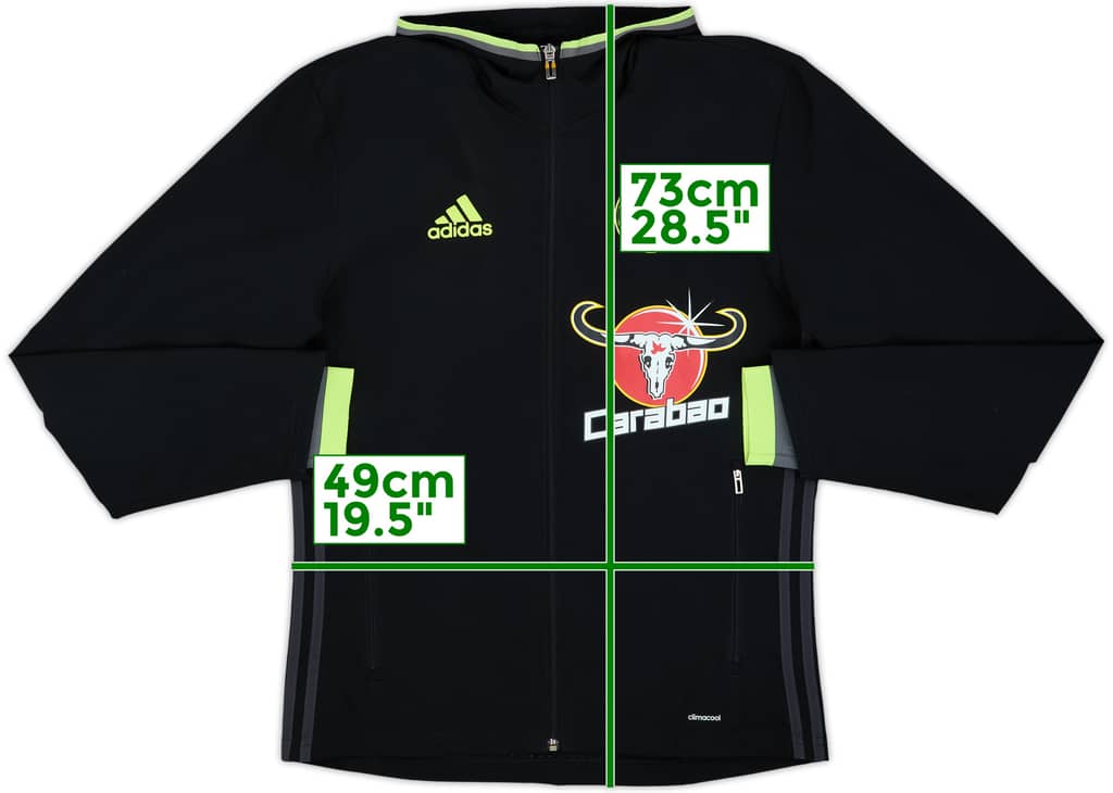 2016-17 Chelsea adidas Hooded Track Jacket - 5/10 - (S)