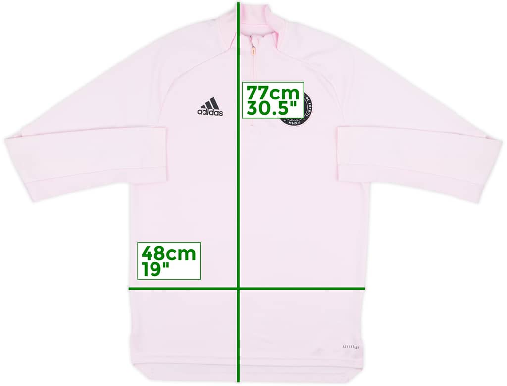 2019-20 Inter Miami adidas 1/4 Zip Training Top - 10/10 - (M)