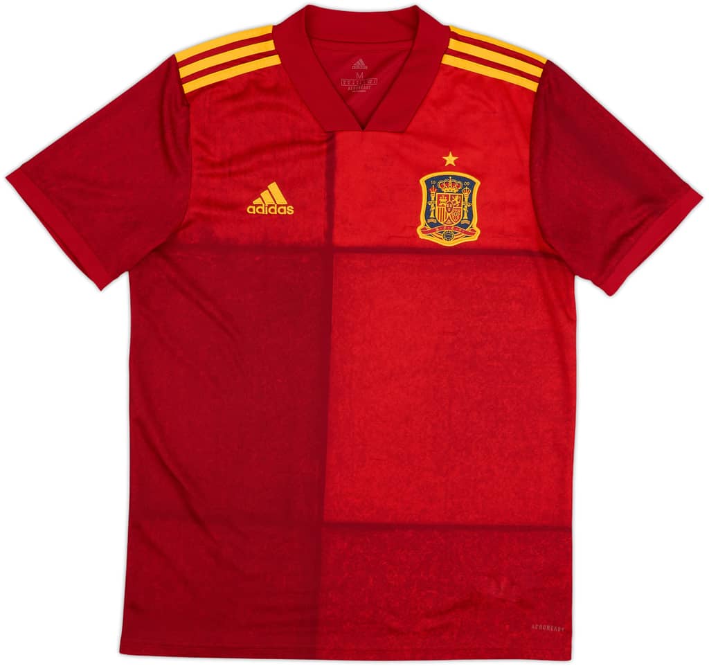 2020-21 Spain Home Shirt - 8/10 - (M)