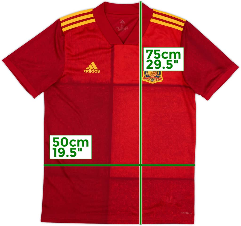 2020-21 Spain Home Shirt - 8/10 - (M)