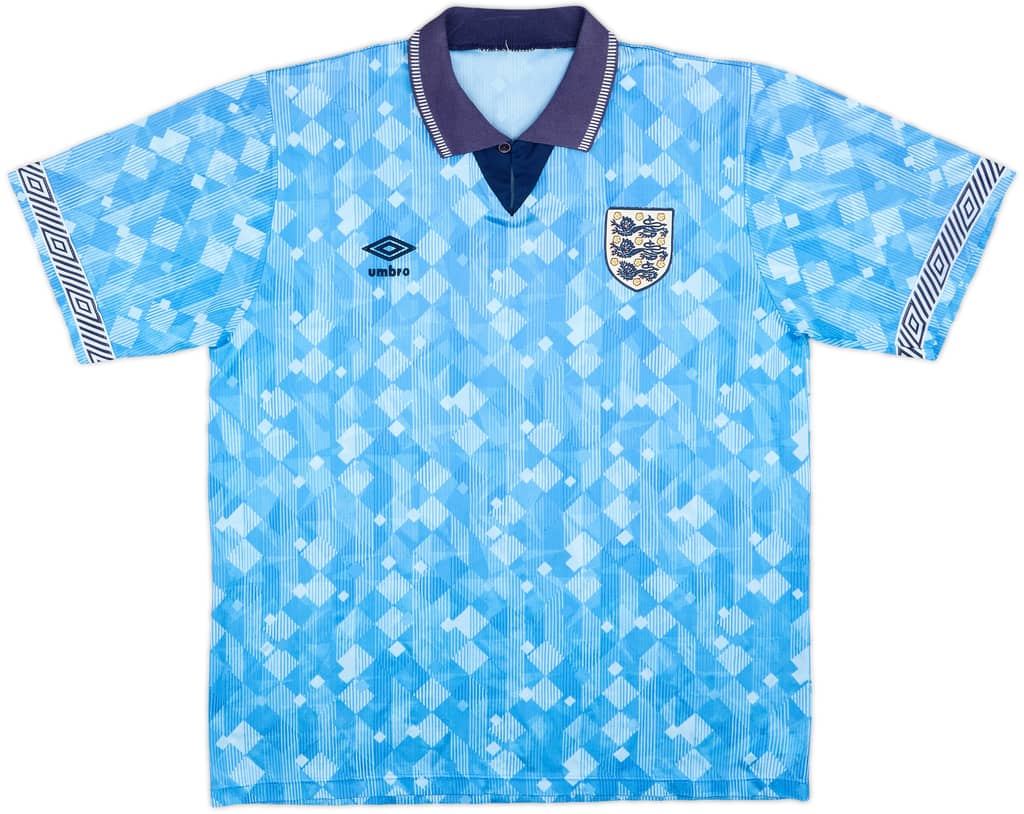 1990-92 England Third Shirt - 7/10 - (L)