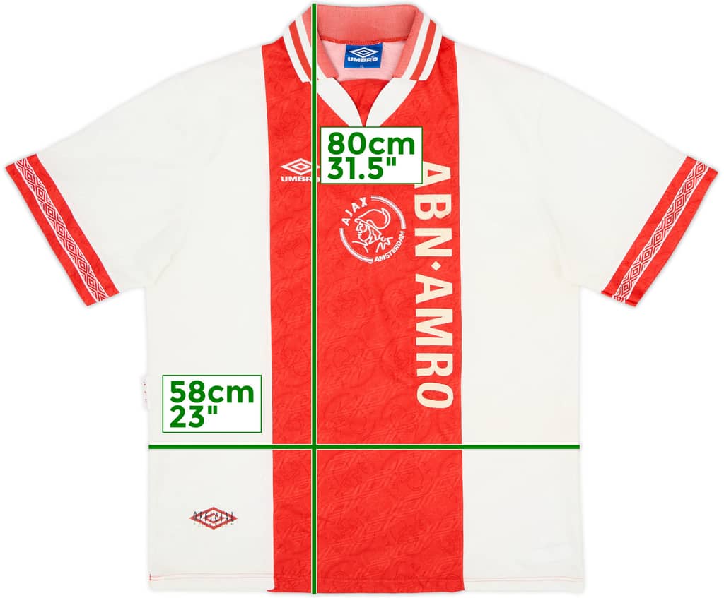1994-95 Ajax Home Shirt - 4/10 - (XL)