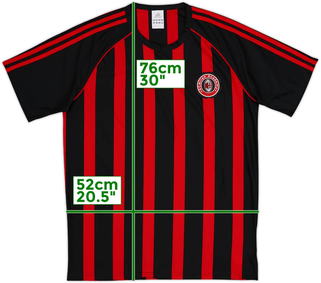 2006-07 AC Milan Academy adidas Training Shirt - 10/10 - (M)