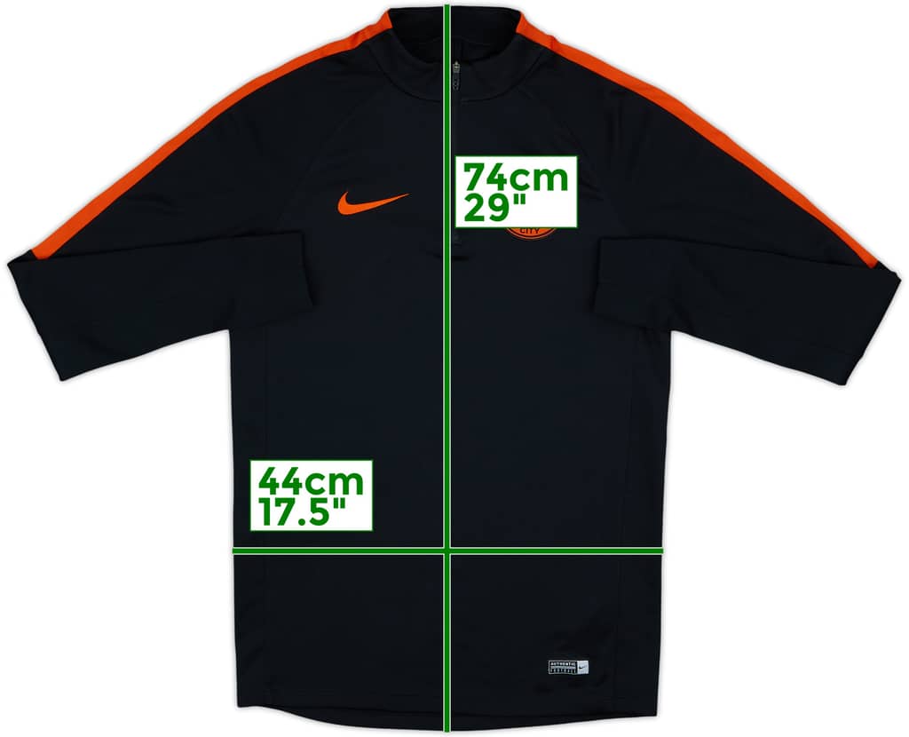 2016-17 Manchester City Nike 1/4 Zip Training Top - 8/10 - (S)