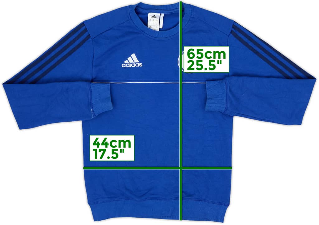 2017-18 Schalke adidas Sweat Top - 9/10 - (XS)