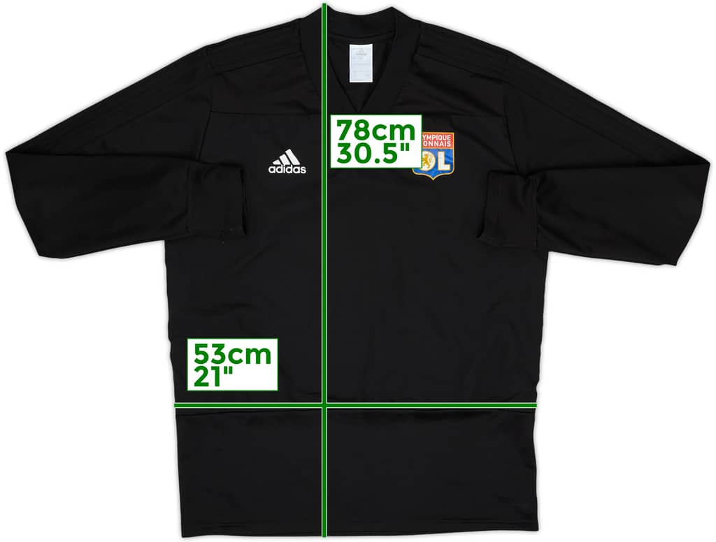 2017-18 Lyon adidas Drill Top - 5/10 - (L)