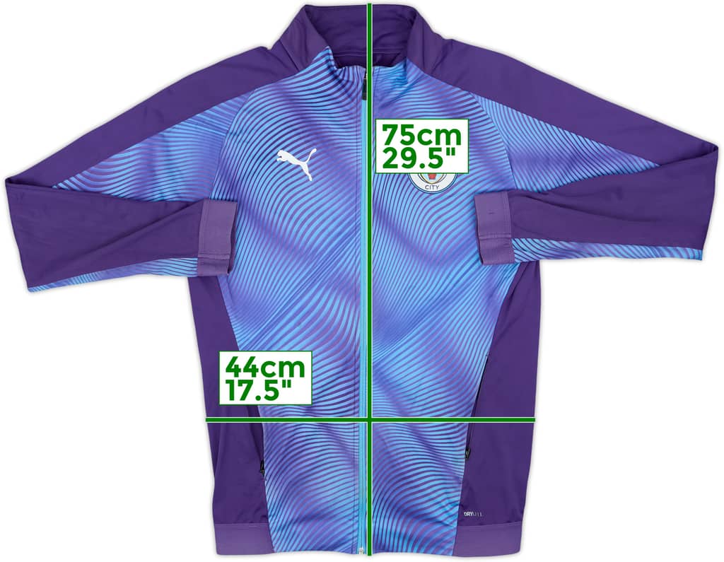 2019-20 Manchester City Puma Track Jacket - 6/10 - (S)