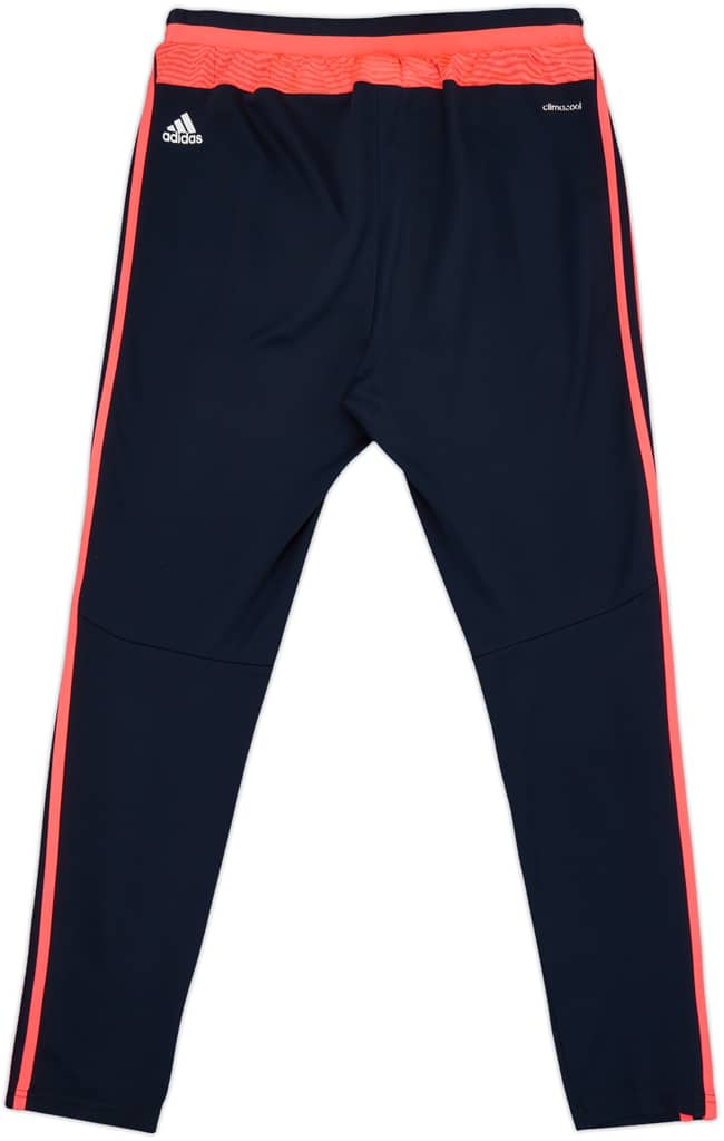 2015-16 Bayern Munich adidas CL Track Pants/Bottoms - 8/10 - (S)