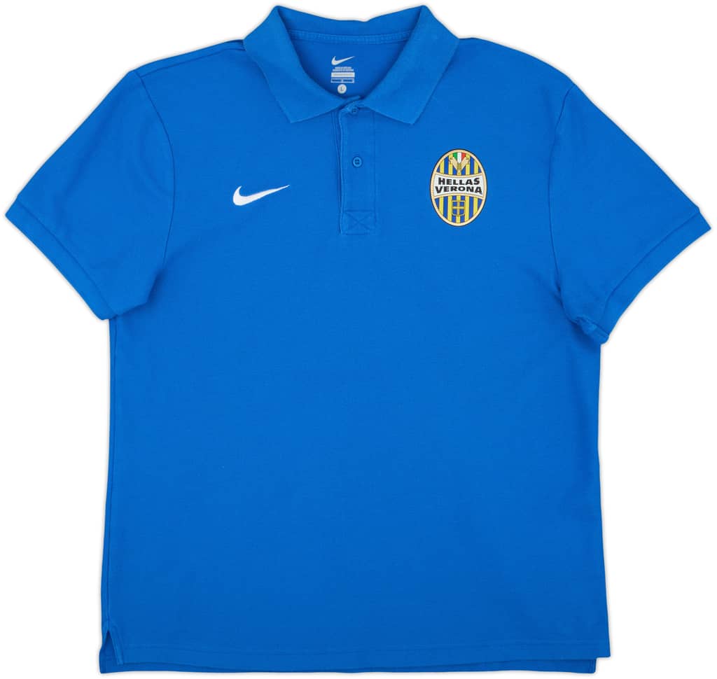 2013-14 Hellas Verona Nike Polo Shirt - 9/10 - (L)