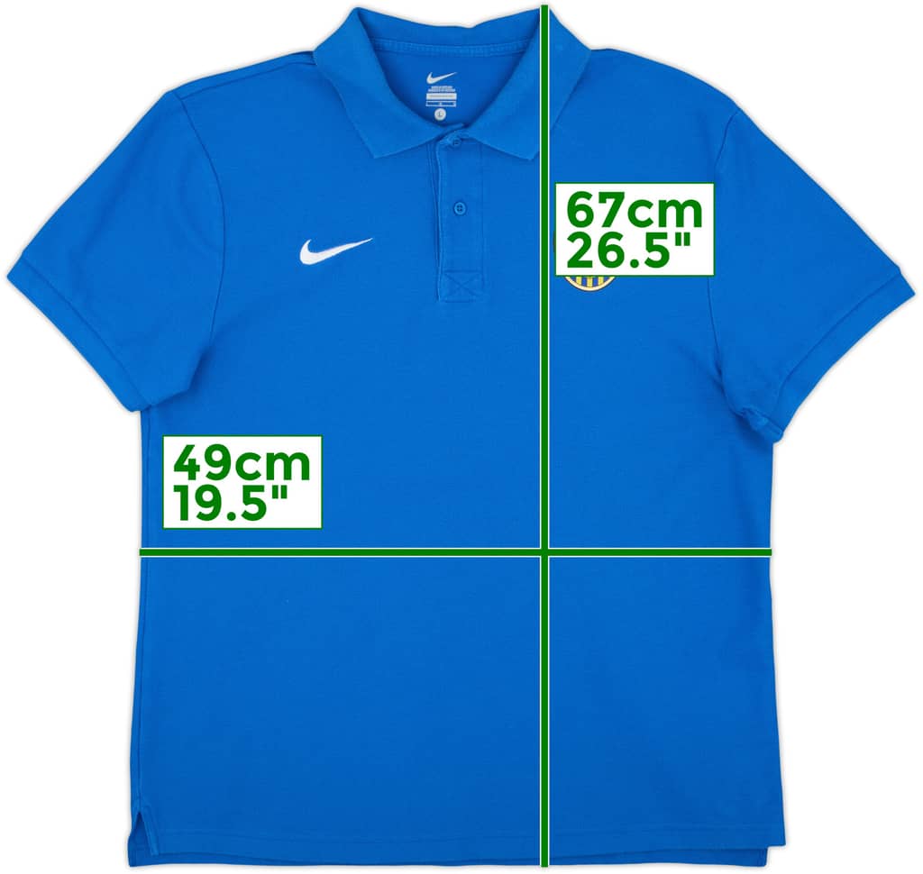 2013-14 Hellas Verona Nike Polo Shirt - 9/10 - (L)