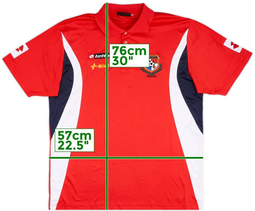 2008-10 Panama Lotto Player Issue Polo Shirt - 9/10 - (L)