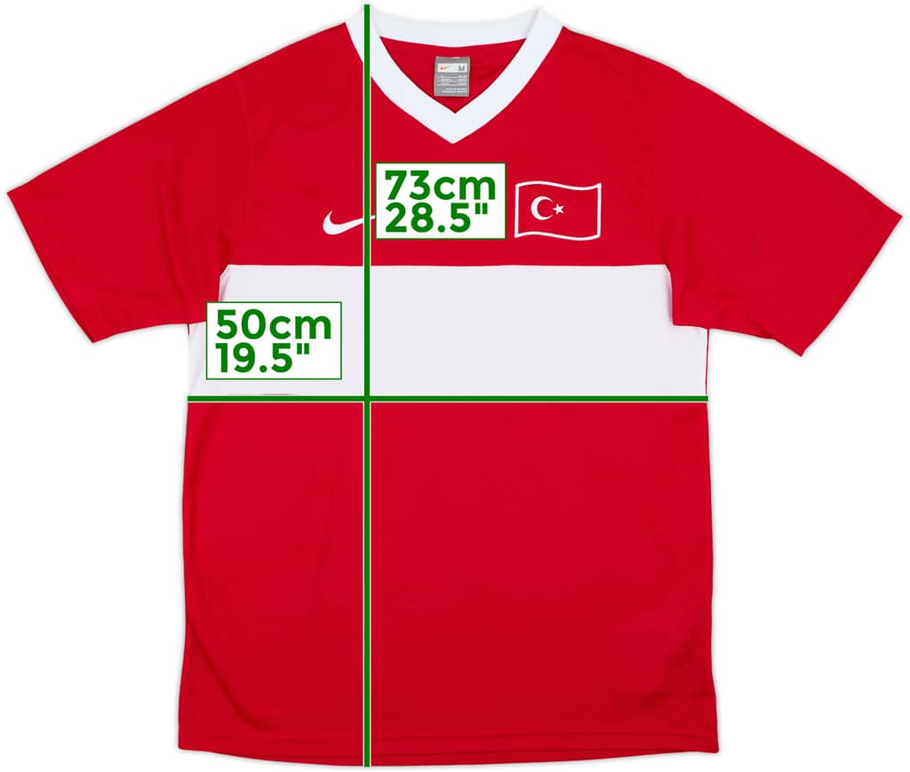 2008-10 Turkey Basic Home Shirt - 10/10 - (M)