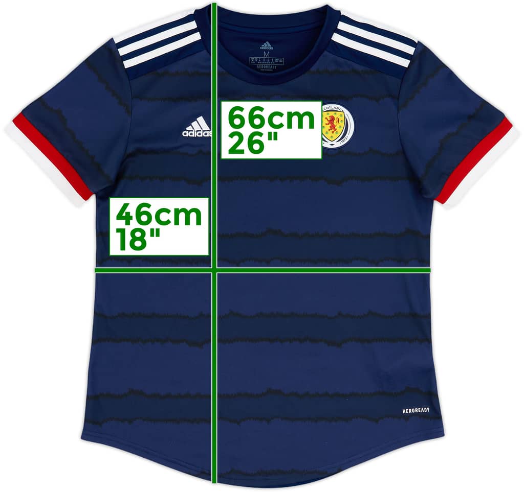 2020-22 Scotland Home Shirt - 9/10 - (Women's M)