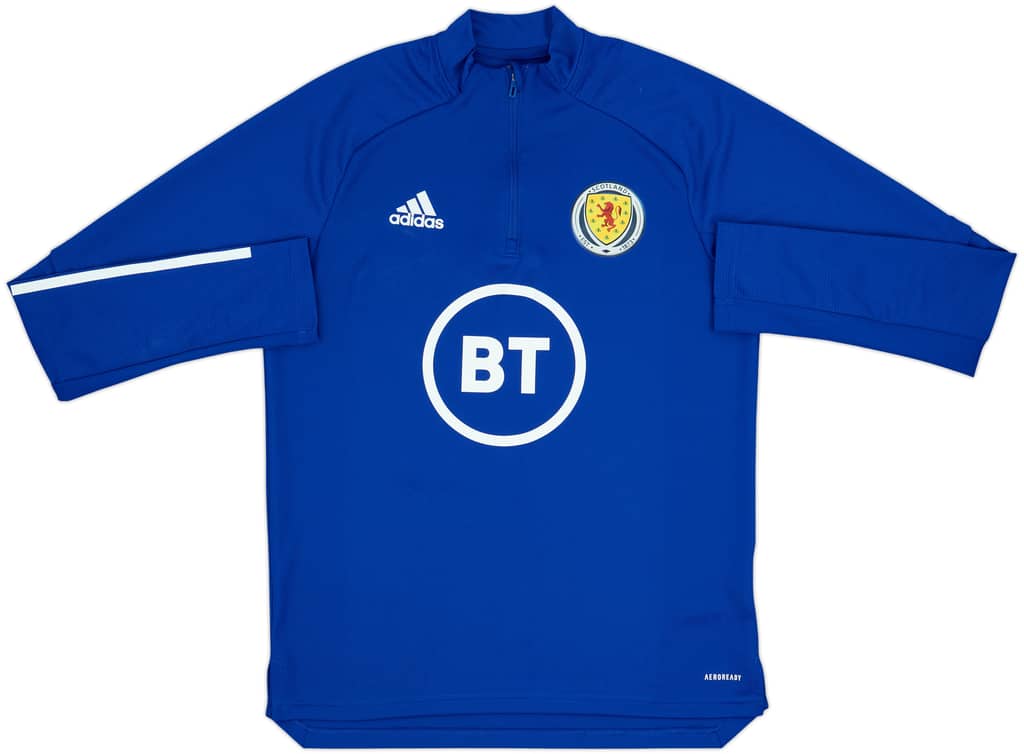 2020-21 Scotland adidas 1/4 Zip Drill Top - 6/10 - (M)