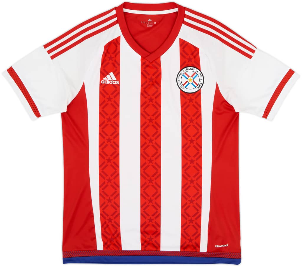 2015 Paraguay Copa America Home Shirt - 8/10 - (M)
