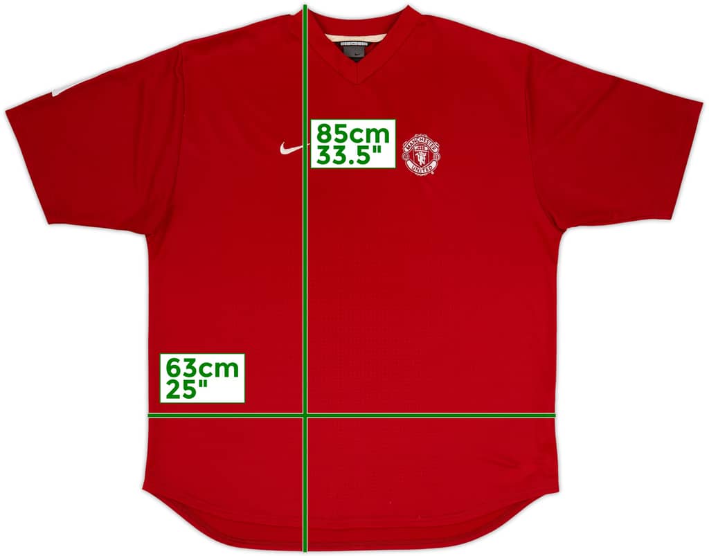 2002-03 Manchester United Nike Training Shirt - 9/10 - (XL)