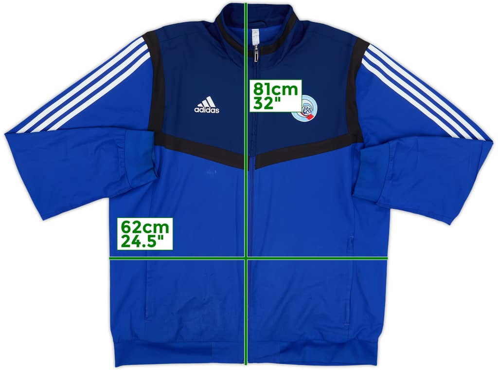 2019-20 Strasbourg adidas Track Jacket - 5/10 - (XL)