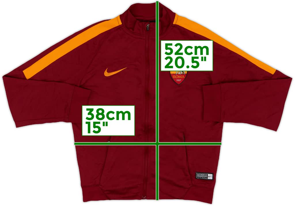 2017-18 Roma Nike Track Jacket - 8/10 - (S)
