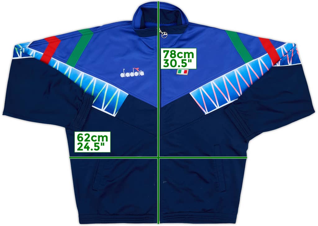1994 Italy Diadora Track Jacket - 8/10 - (M)