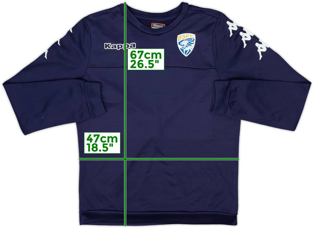 2018-19 Brescia Kappa Training L/S Shirt - 8/10 - (M)