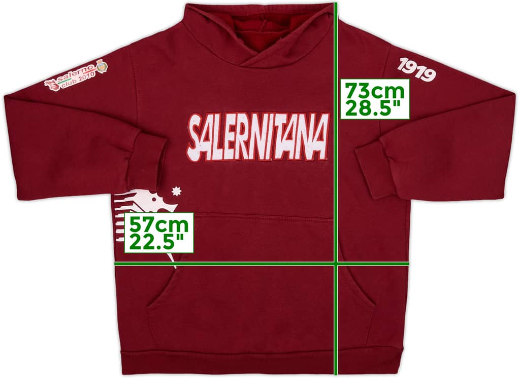 2010s Salernitana Hooded Top - 8/10 - (L)