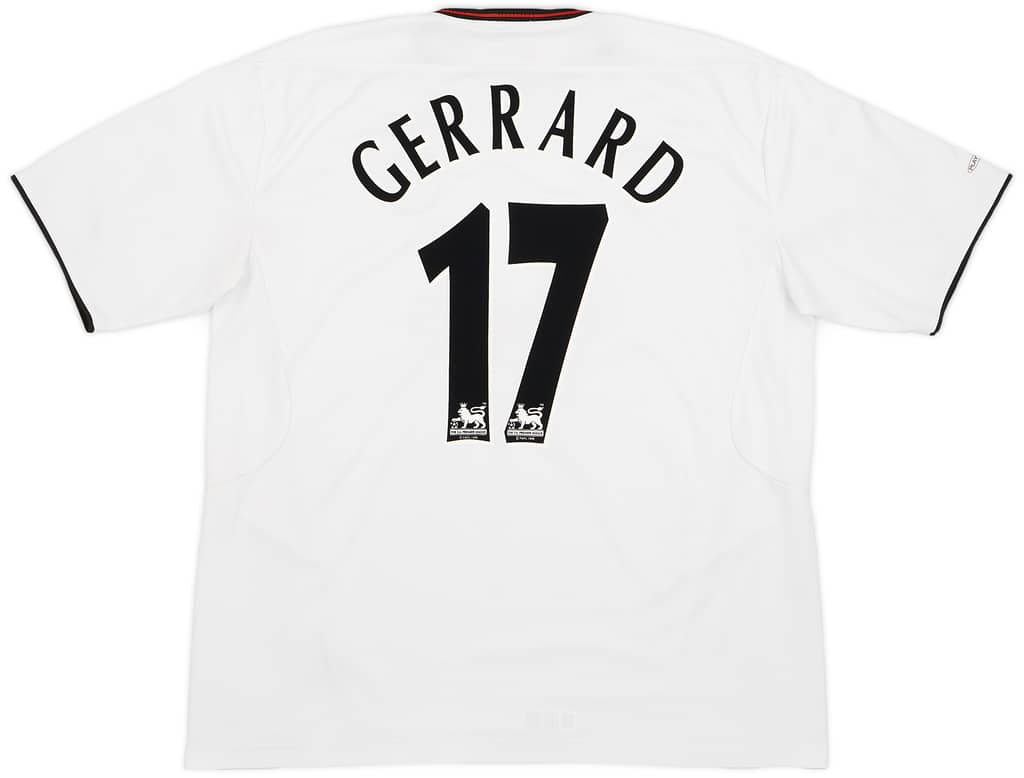 2003-04 Liverpool Away Shirt Gerrard #17 - 6/10 - (XL)