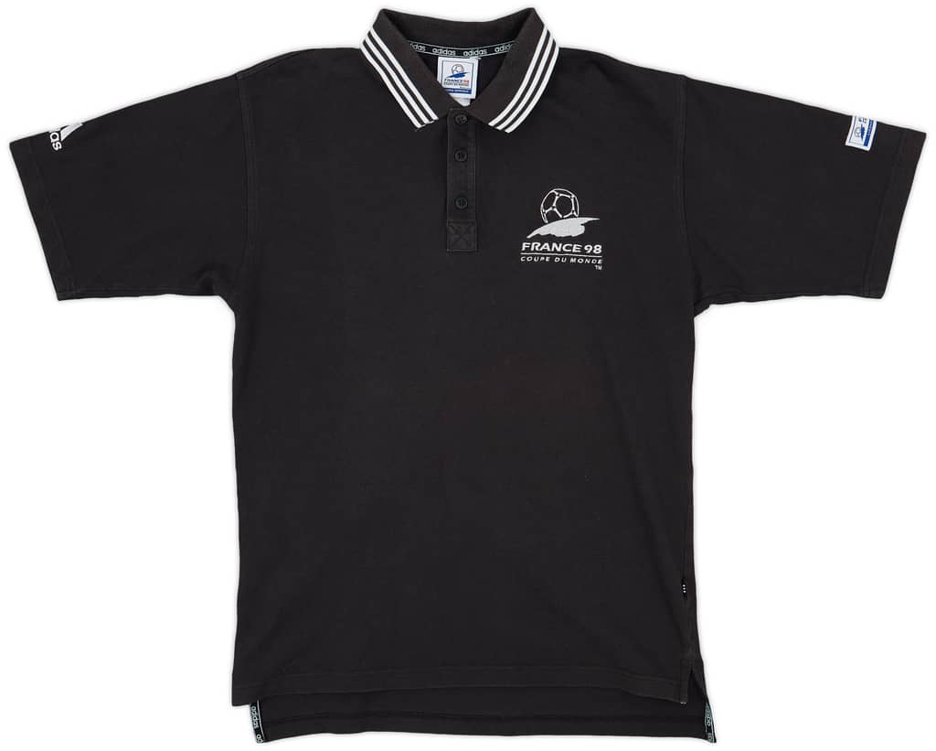 1998 France 98 Coupe Du Monde Polo Shirt - 8/10 - (M)