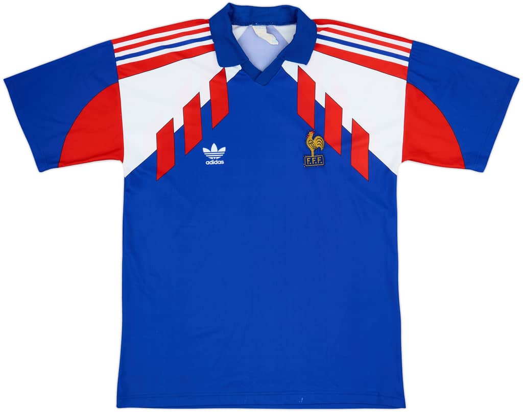 1990-92 France Home Shirt - 7/10 - (L)