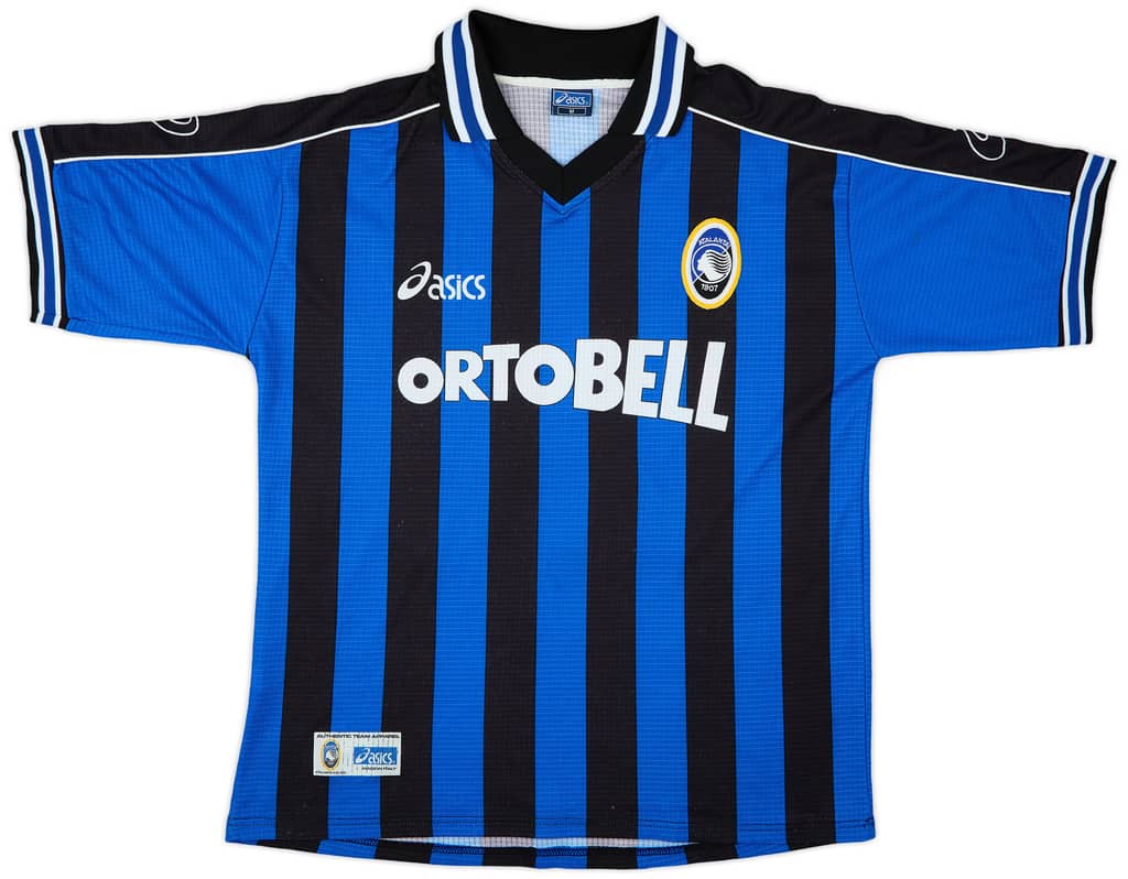 2000-01 Atalanta Signed Home Shirt Carrera #20 - 7/10 - (M)