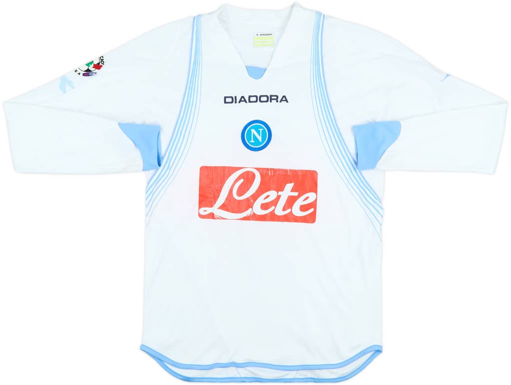2007-08 Napoli Match Issue Third L/S Shirt Blasi #8