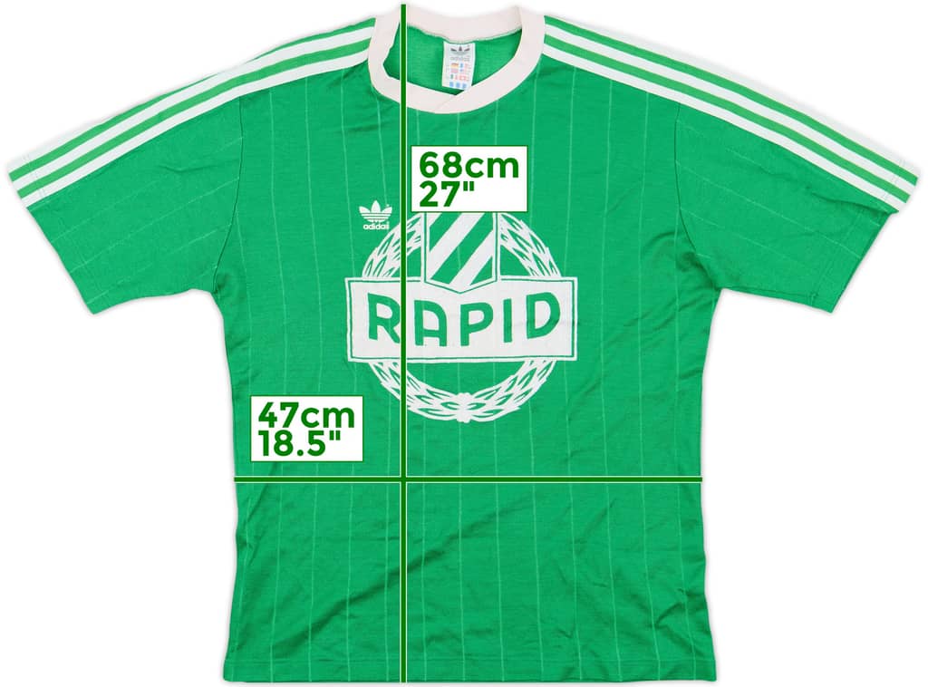 1978-79 Rapid Wien adidas Training Shirt - 9/10 - (M)