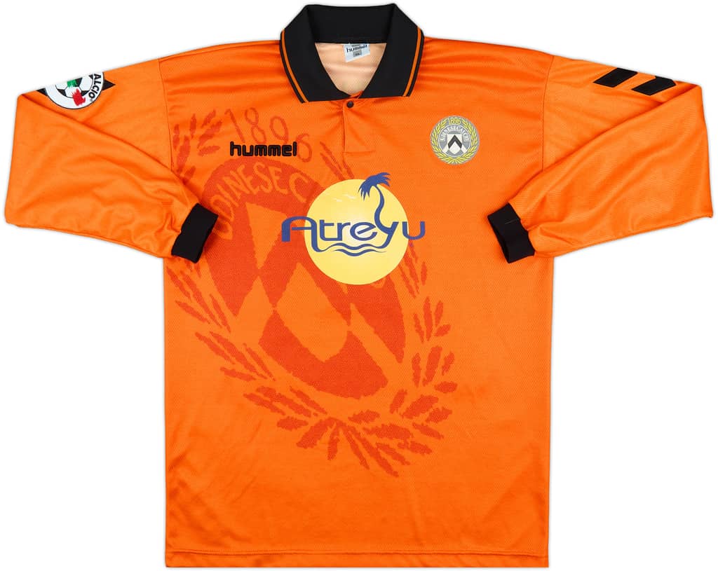 1997-98 Udinese Match Issue Third L/S Shirt Giannichedda #16