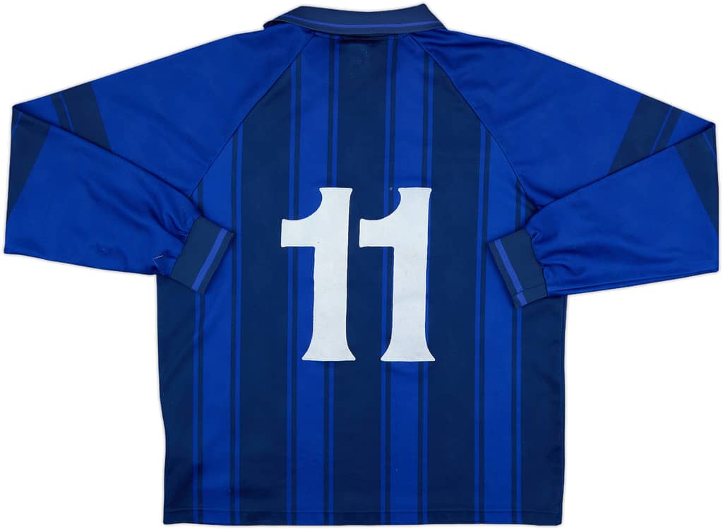1997-98 Hertha Zehlendorf Match Issue Home L/S Shirt #11