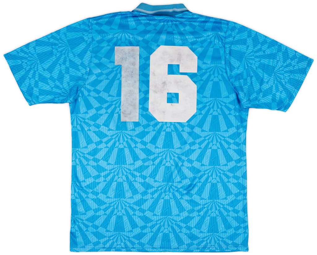 1991-93 Napoli Match Issue Home Shirt #16