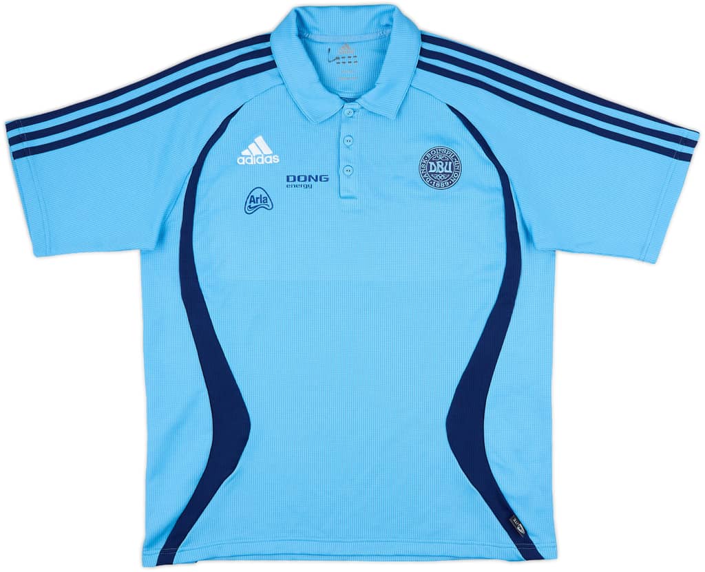 2005-06 Denmark adidas Polo Shirt - 6/10 - (L/XL)