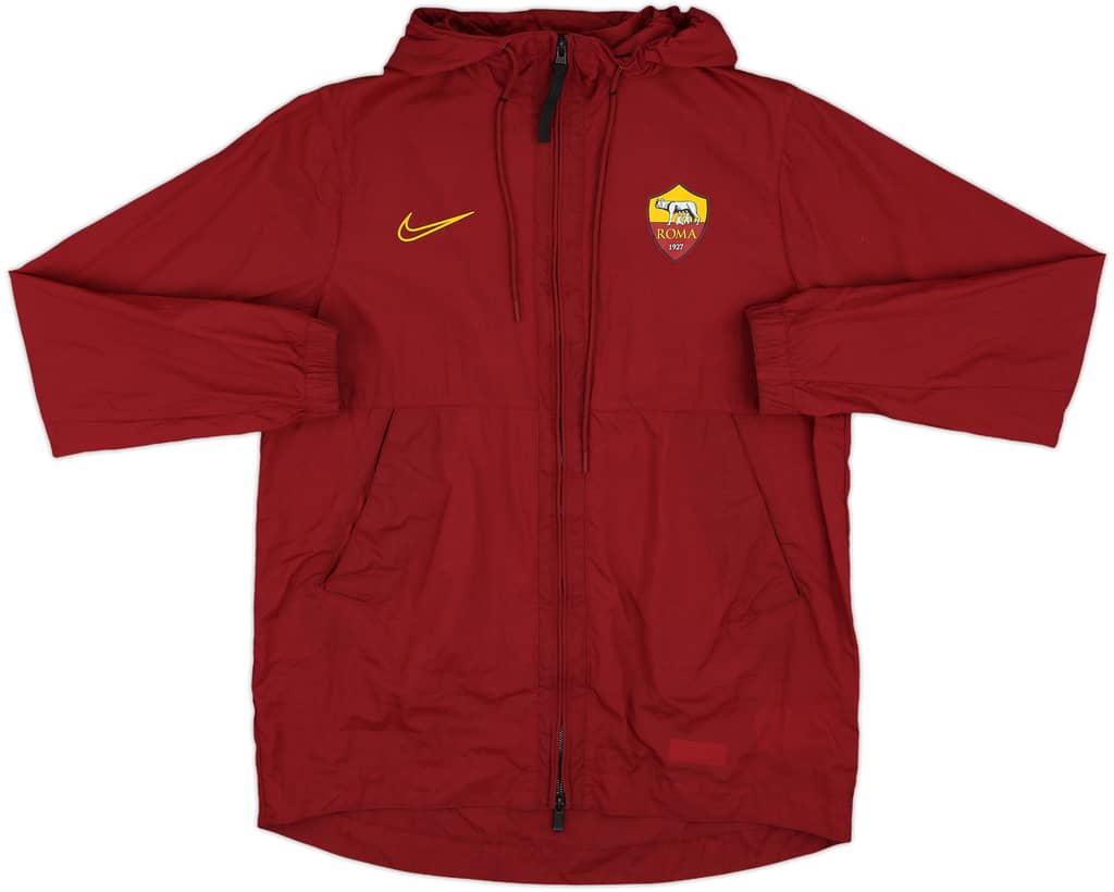 2019-20 Roma Nike Hooded Rain Jacket - 9/10 - (M)