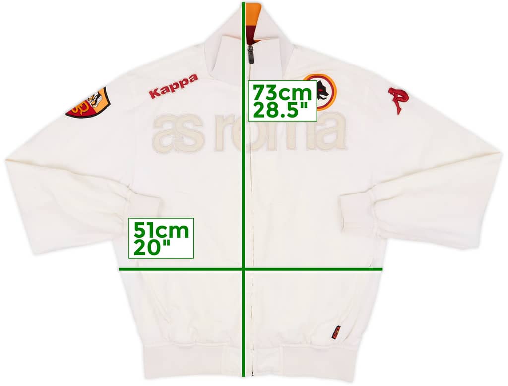 2008-09 Roma Kappa Track Jacket - 6/10 - (XXL.Boys)